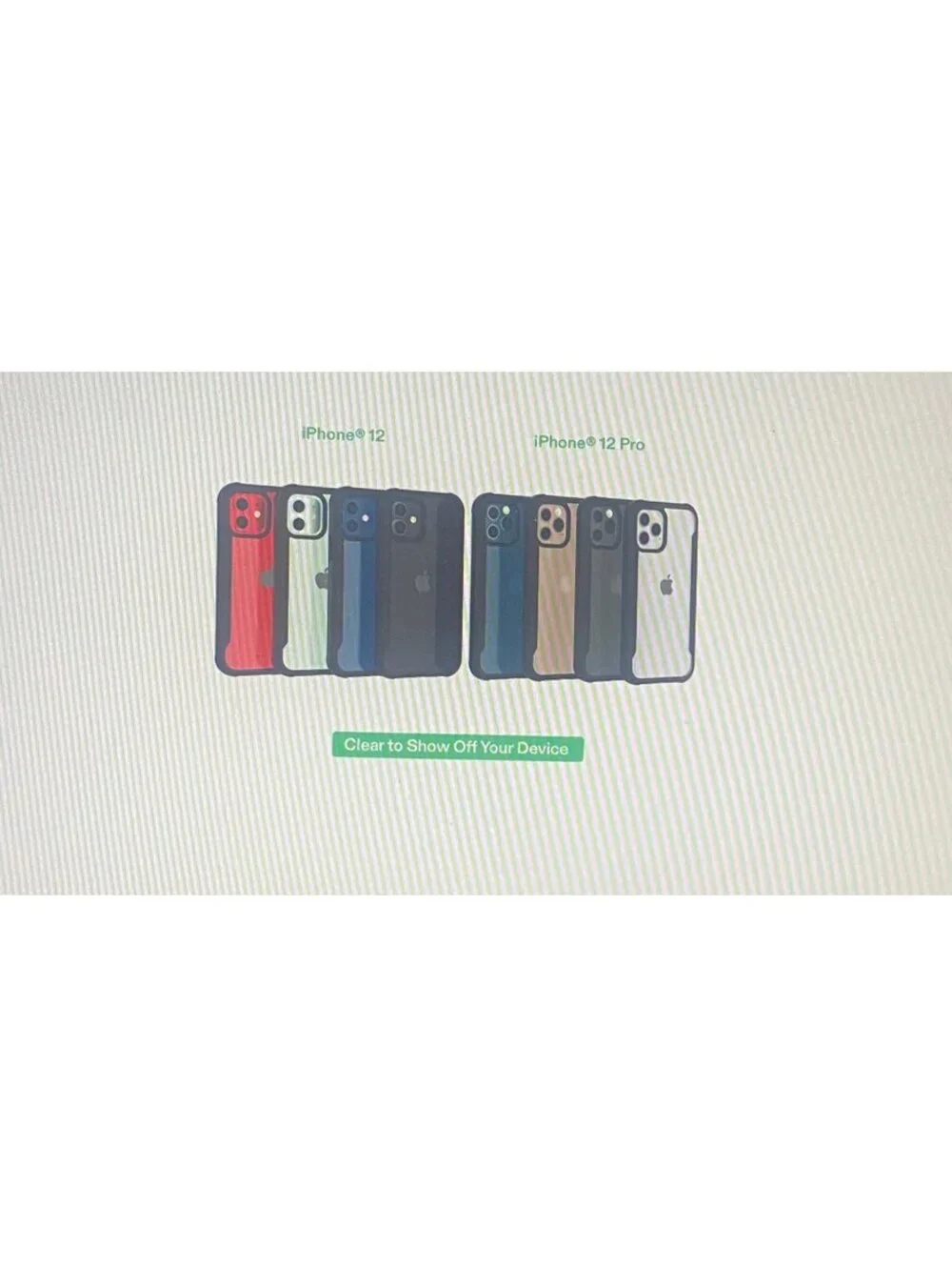 Onn Dual-Layer Case for iPhone 12/iPhone 12 Pro Black/Clear